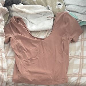 Lululemon Athletica Pink Fitted Bodysuit